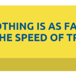 Yellow box with "Speed of Trust" text.