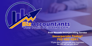BizAccountants logo with contact information displayed.