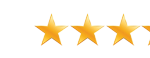Five gold stars and quotation marks icon.